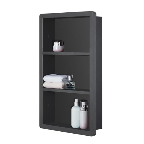 Recessed Medicine Cabinet, 14x24 Stainless Steel Bathroom Wall Storage Niche
