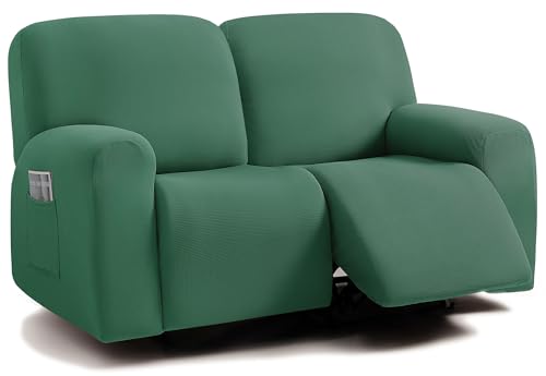 Jacquard Reclining Loveseat Slipcover - 6-Piece, Washable (48" - 65")