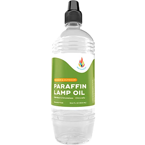 Citronella Paraffin Lamp Oil - Smokeless, Clean Burning Fuel (1L)
