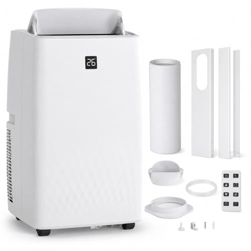 14000 BTU Portable Air Conditioner for Rooms Up to 750 Sq Ft
