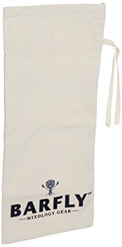 Barfly Lewis Canvas Ice Bag 1.3x24.2x29.6cm - Durable Barware Accessory