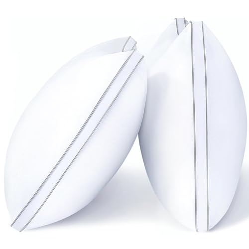 Queen Size Pillows Set of 2 - Firm Support for Side Sleepers