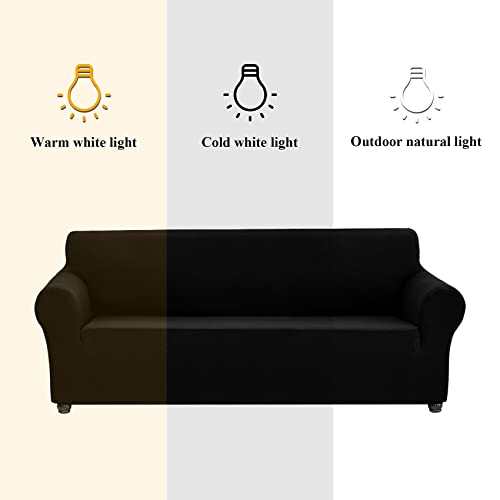 Stretch Sofa Slipcover - 1-Piece Water-Repellent Couch Cover for 3 Cushion Sofas