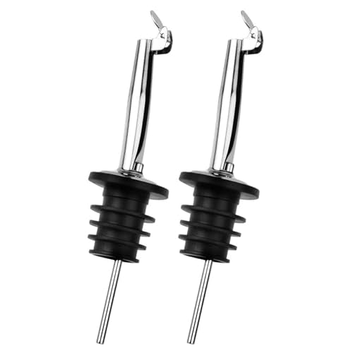 Pafusen Flip Top Oil Pourers 2 Pack - Universal Liquor & Olive Oil Dispensers