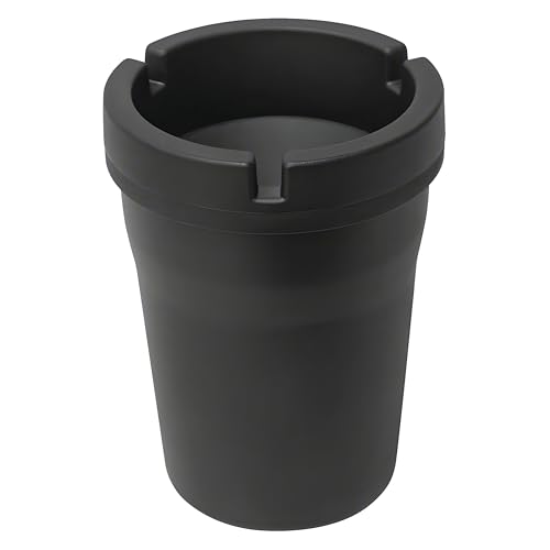 Portable Ashtray Set with Lid – Jumbo and Regular Size, Windproof Design