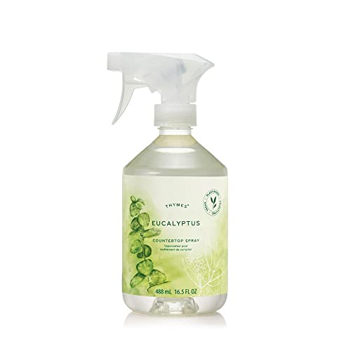 Thymes Eucalyptus Countertop Spray 16.5 fl oz – Pack of 1, Fresh Eucalyptus