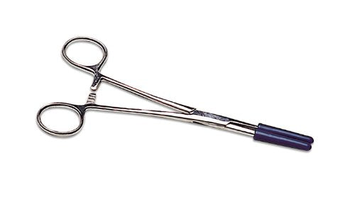 7.5-Inch Locking Stainless Steel Jewelry Cleaning Tongs with PVC Tips