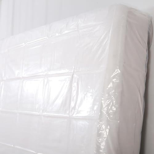 King Mattress Storage Bag - 1.5 Mil Waterproof Plastic Cover