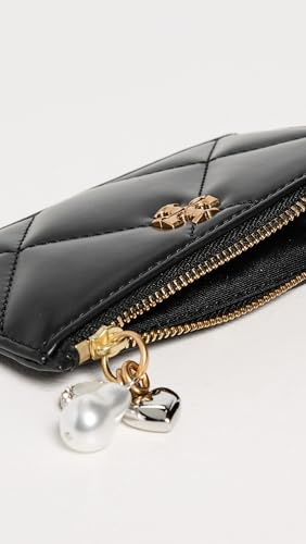 Women's Kira Diamond Quilt Charm Zip Card Case