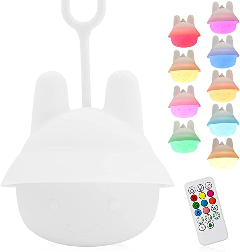 Portable Baby Night Light for Car Seats and Strollers with Remote Control