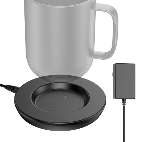 Underhub Black Charging Coaster for Embo Smart Mug 1 & 2 - Wireless Temp Control Dock