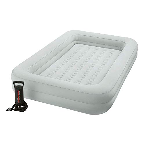 Portable Inflatable Kids Travel Bed Set with Pump and Carry Bag