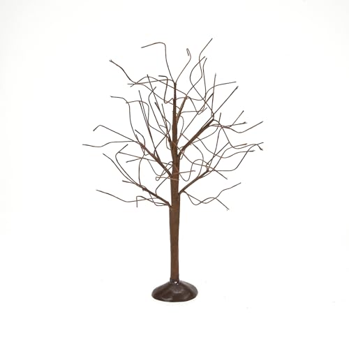12-Piece Miniature Fall Trees and Mulch Set for Village Landscaping