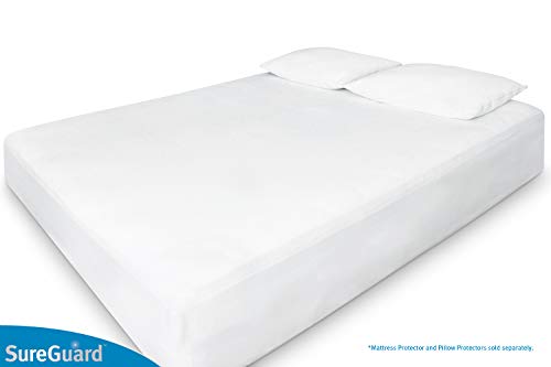 SureGuard Queen Waterproof Mattress Protector - Cotton Terry Cover