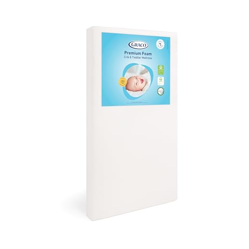 Graco Premium Foam Baby Crib and Toddler Bed Mattress, Waterproof