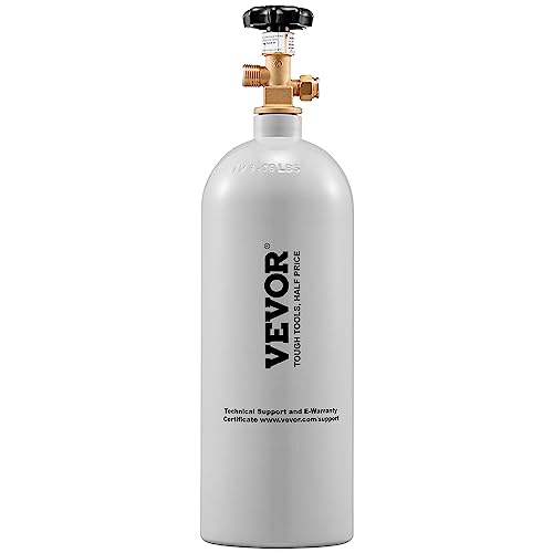 5 lbs Aluminum CO2 Tank with CGA320 Valve & Adjustable Pressure