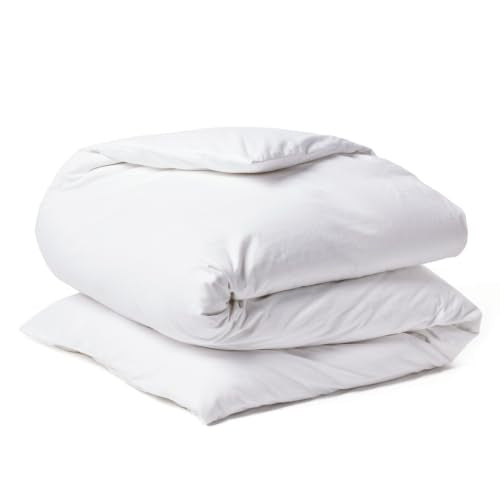 Coyuchi Organic Flannel Duvet Cover - Natural Cotton Bedding, 92x88 inches