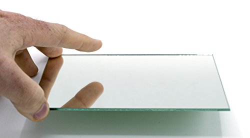 Rectangular Plano Glass Mirrors 6x4 Inch, 2mm Thick - 10 Pack