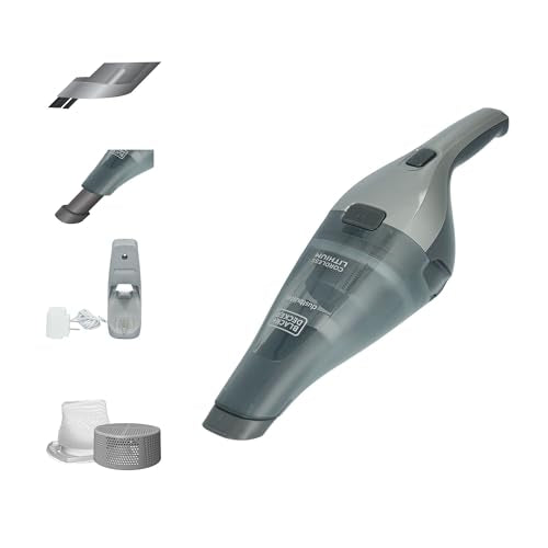 BLACK+DECKER 8V Cordless Dustbuster Handheld Vacuum with Crevice Tool
