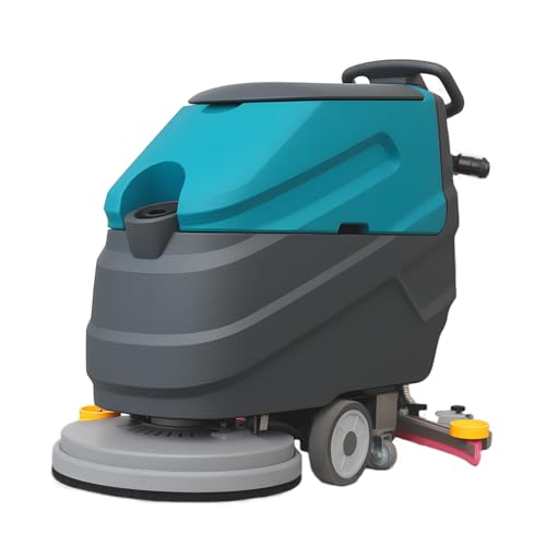 Walk-Behind Floor Scrubber with 22" Cleaning Width & 18.5-Gal Tank