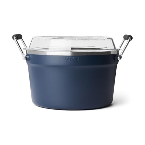 YETI Rambler Beverage Tub Navy - Insulated Cooler for Drinks & Bottles
