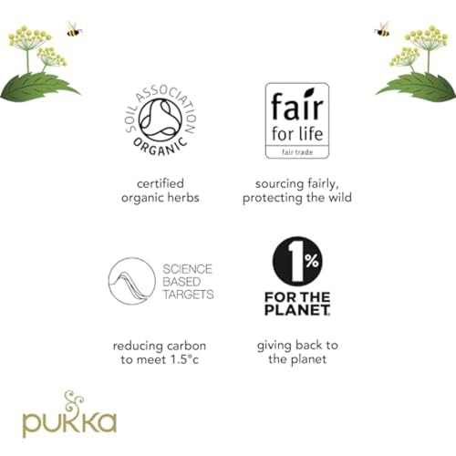 Pukka Organic Tea Bags, Relax Selection Box Herbal Tea, 45 Tea Bags