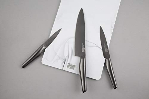 Cambridge Silversmiths Robert Irvine 10-Piece Hollow Handle Cutlery Block in Black