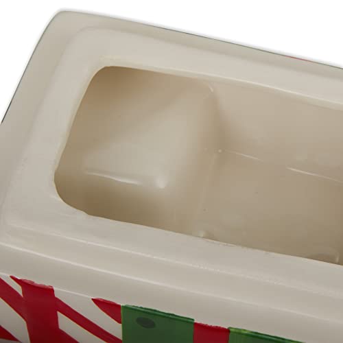 DII Red Christmas Truck Cookie Jar - Holiday Kitchen Decor, 10.5x6x6.5 inches