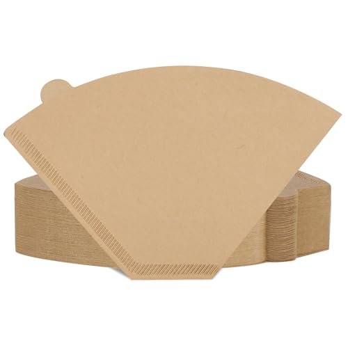 #4 Cone Coffee Filters, 160 Count Unbleached Natural Wood Pulp Disposable