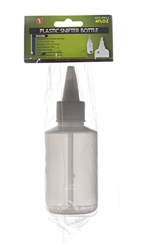 4oz Plastic Snuffer Bottle for Gold Panning & Flake Recovery