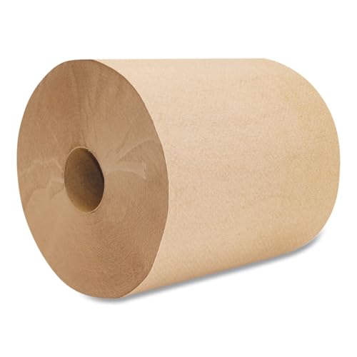Recycled Hardwound Paper Towel Rolls, 8" x 800 ft, Natural (Case of 6)