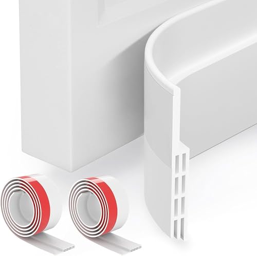 Grotheory 2-Pack Silicone Door Draft Stopper & Weather Stripping Seal