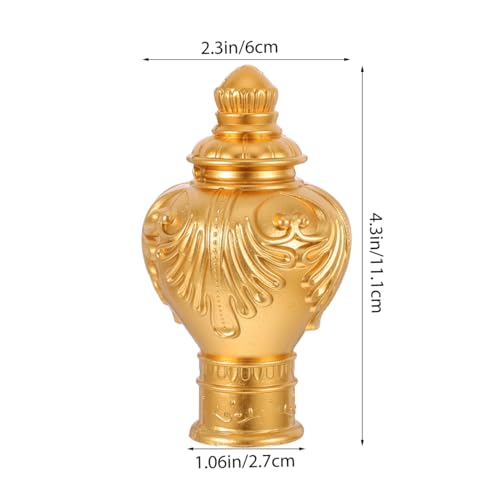 10pcs Decorative Gold Curtain Rod Finials for 28mm Drapery Poles