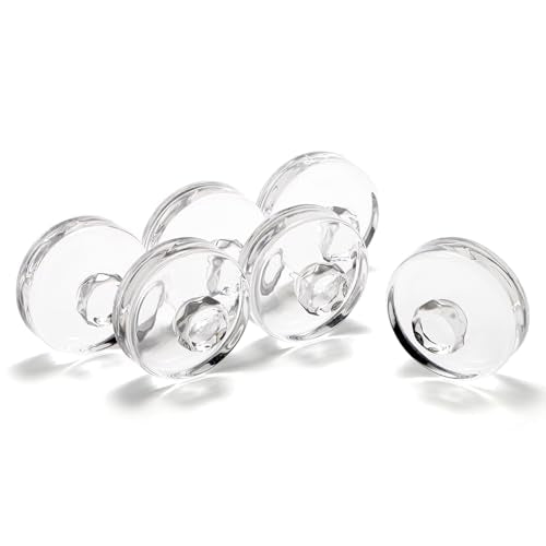 Glass Fermentation Weights 9-Pack with Easy Grip Handles for Wide Mouth Jars