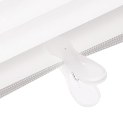 6 Pack Temporary Pleated Paper Shades | Cut to Size, Adhesive, No Tools