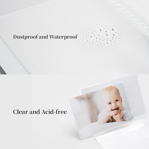 4x6 Photo Album Set - 3 Pack, Holds 156 Photos, Customizable Cover