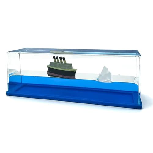 Unsinkable Cruise Ship Liquid Motion Desk Toy & Sensory Fidget Decor