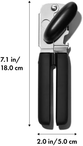 OXO Good Grips Can Opener - Soft-Handled Design for Effortless Use | Durable and Easy to Clean
