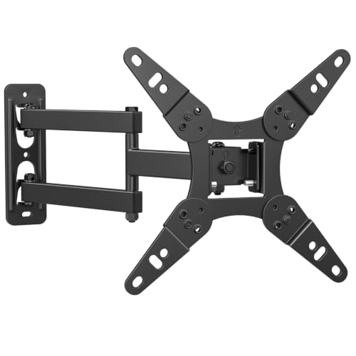 IWORKBOARD 32-43 Inch Full Motion TV Wall Mount for 13-43" TVs & Monitors, 360° Rotating, Tilt & Swivel, VESA 200x200mm, Supports 55 lbs, Easy Install