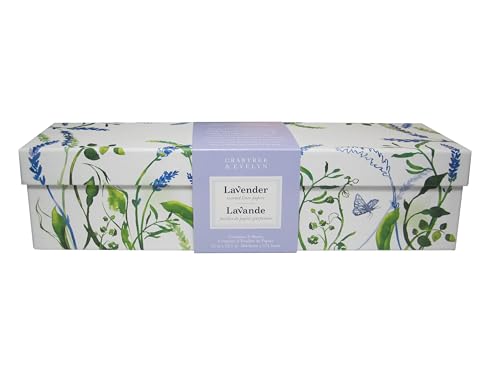Lavender Scented Drawer Liners - 8 Sheets (12 x 22.5 Inch)