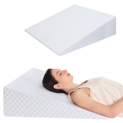 7.5-Inch Wedge Pillow for Sleeping, Back Support & Snoring Relief