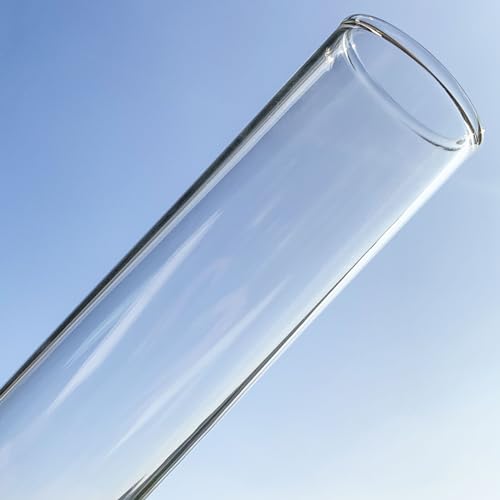 Clear Glass Hurricane Oil Lamp Chimney - 3" Base x 14" Replacement