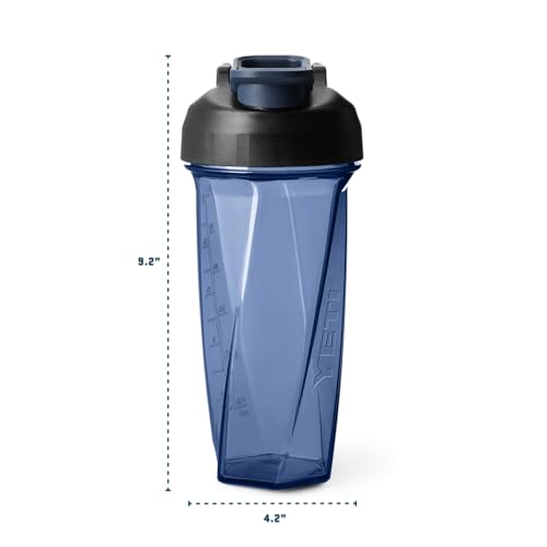 Protein Shaker Bottle 27oz Portable Vortex Blender Cup Charcoal
