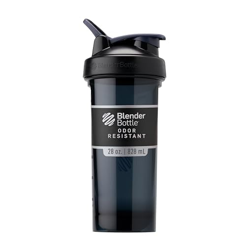 ProSeries Tritan Shaker Bottle 28 oz Black for Protein Shakes