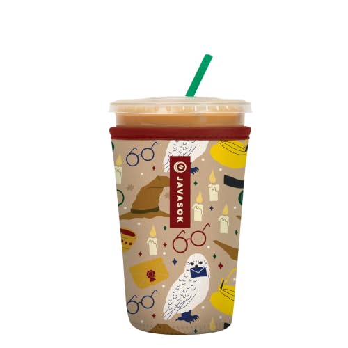 Insulated Neoprene Cup Sleeve for Iced Coffee & Soda, Medium 22-28oz