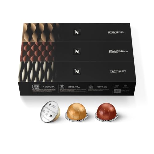 Nespresso Vertuo Barista Flavored Coffee Pods Medium Roast 30-Count