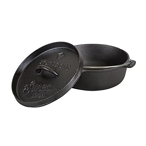 Stansport Pre-Seasoned Cast Iron Dutch Oven