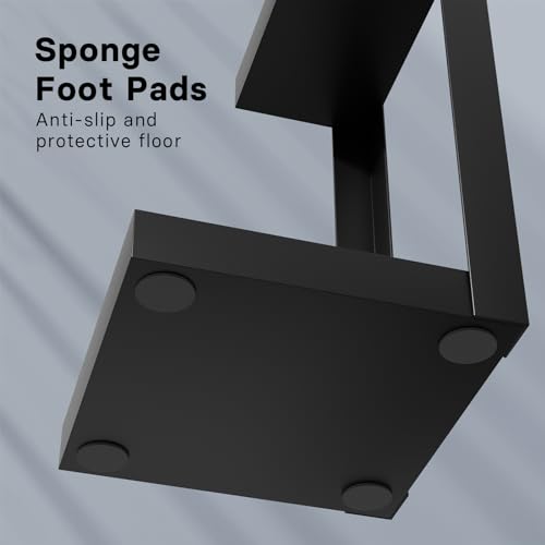 Heavy-Duty Metal Umbrella Stand with Hooks for Entryway Storage