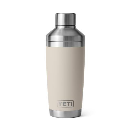 YETI 20 oz Stainless Steel Cocktail Shaker with Cape Taupe Finish - Insulated & Leak-Resistant