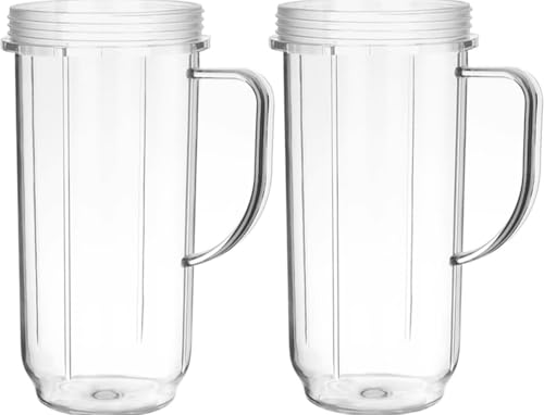 22oz Replacement Blender Cups for 250W Personal Juicers, 2-Pack